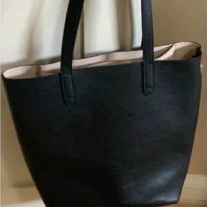Cuyana Black Large Structured Tote